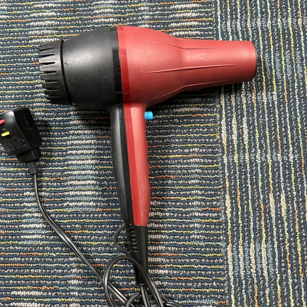 BaBylissPRO Superturbo Hair Dryer Red Salon BAB307 Professional 2000W